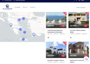 Διαφήμιση μεσιτικού γραφείου Hellas Properties με Google ads και Facebook Ads