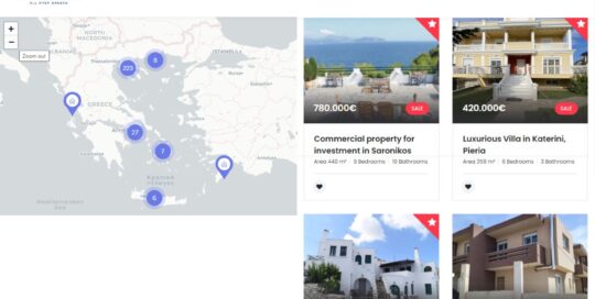 Διαφήμιση μεσιτικού γραφείου Hellas Properties με Google ads και Facebook Ads