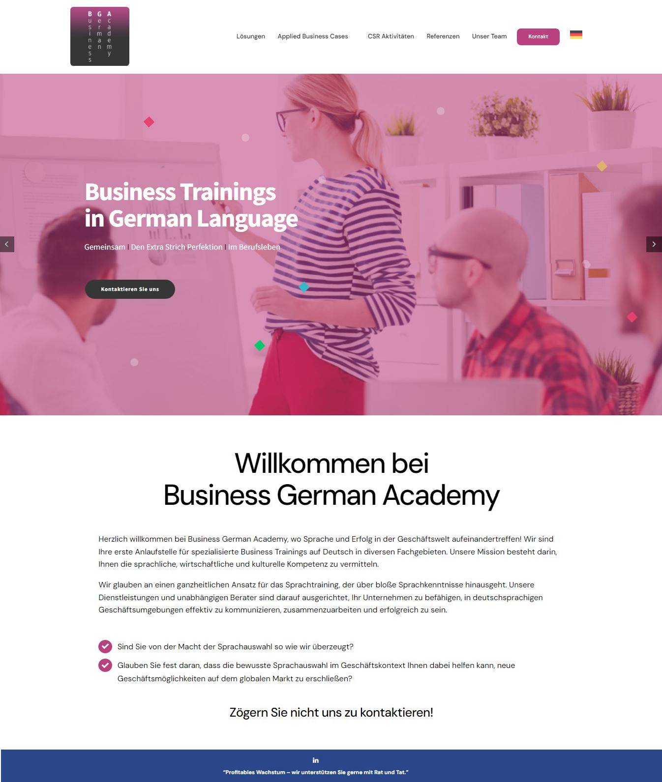 Κατασκευή ιστοσελίδας WordPress για εταιρεία συμβούλων στην Σόφια της Βουλγαρίας