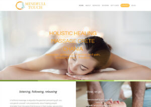 Ανακατασκευή ιστοσελίδας επιχείρησης υπηρεσιών μασάζ στα Χανιά Κρήτη